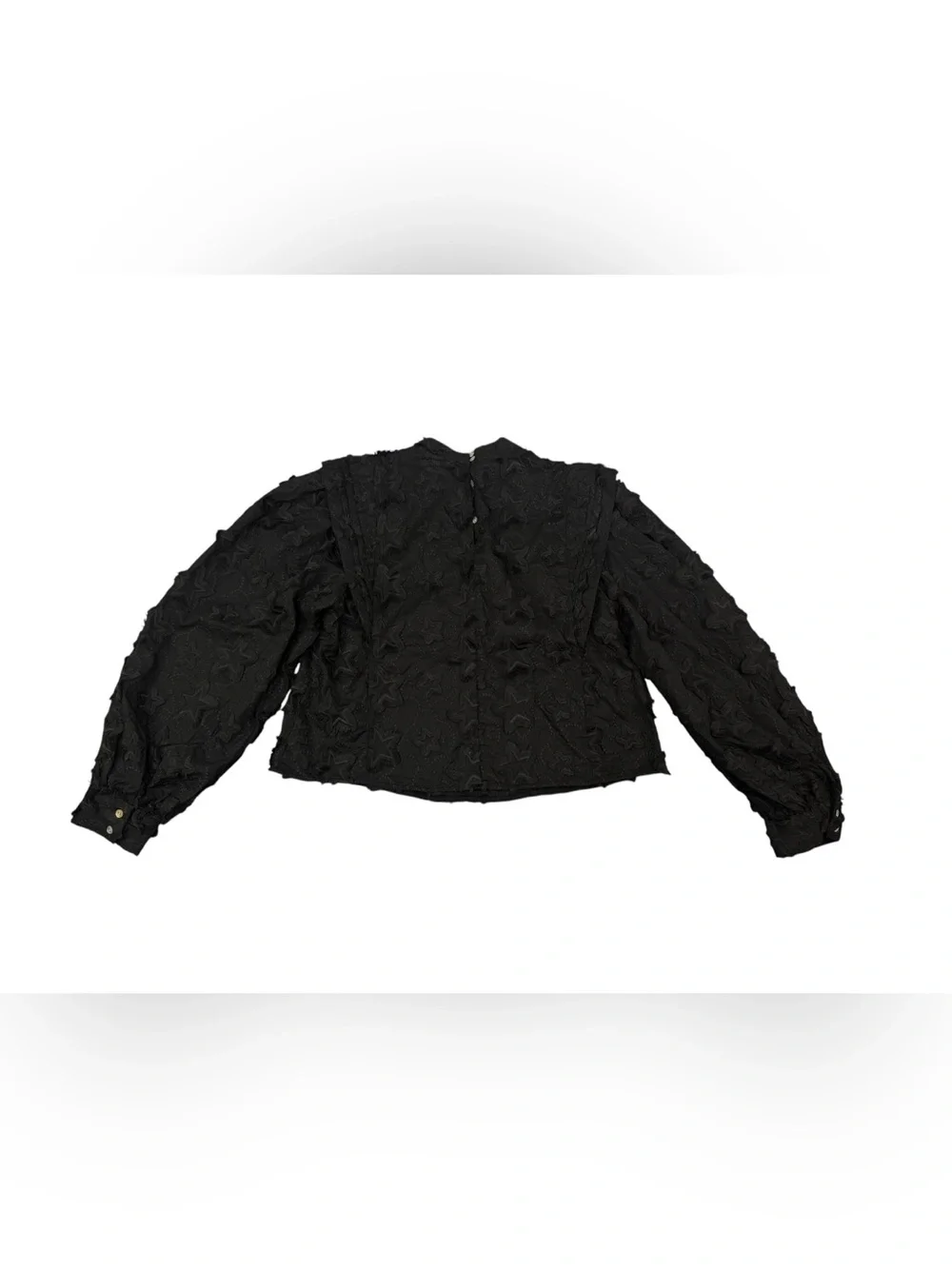 Farm Rio Black 3D Star Blouse